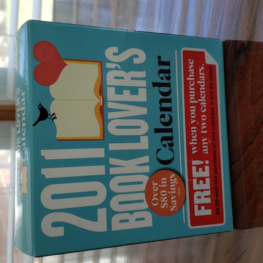 💖HP💖BOOK LOVER'S 2011 PAGE-A-DAY CALENDAR By Workman Publishing 💖BRAND NEW💖